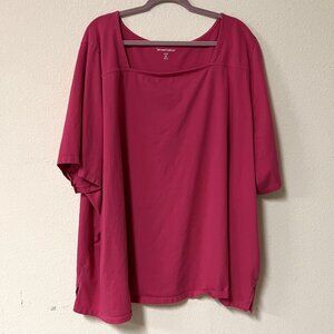 Pink Top Plus Size 6x Shirt # 36